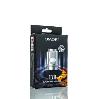 SMOK TFV18 Replacement Coils - Pack of 3 - 0.33 ohm Meshed