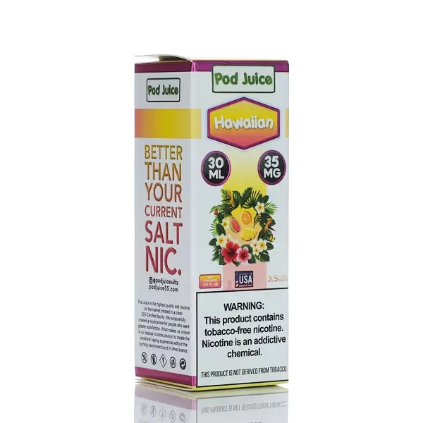 Pod Juice Smooth Salt - Hawaiian - 30ml - 35mg - Image 3