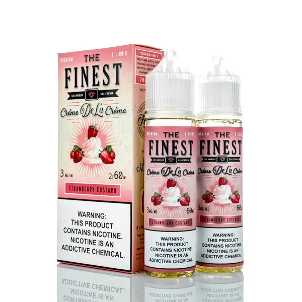 The Finest E-Liquid - Creme De La Creme - Strawberry Custard - 120ml (DISCONTINUED) - 6mg