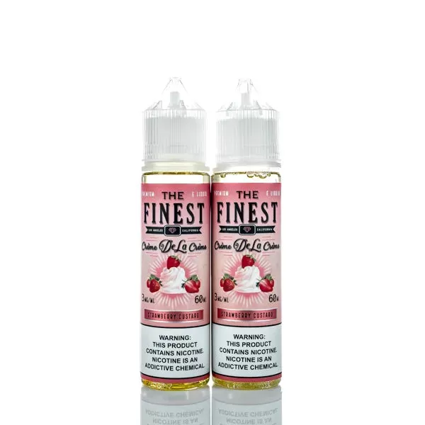The Finest E-Liquid - Creme De La Creme - Strawberry Custard - 120ml (DISCONTINUED) - 6mg - Image 2