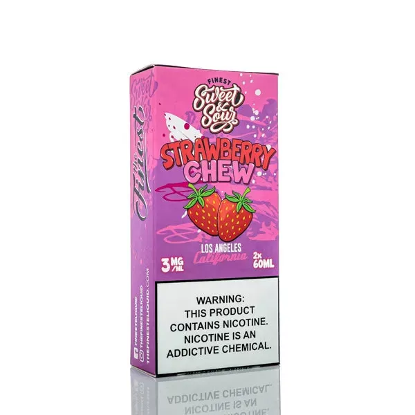 The Finest E-Liquid - Sweet & Sour - Strawberry Chew - 120ml (DISCONTINUED) - 3mg - Image 3