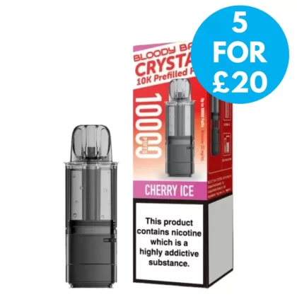 20mg Bloody Mary Bar Crystal 10k Refill Pods