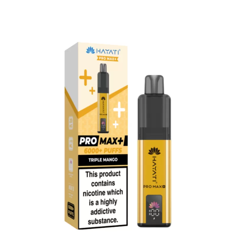 20mg Hayati Pro Max 6000+ Prefilled Pod Vape Kit