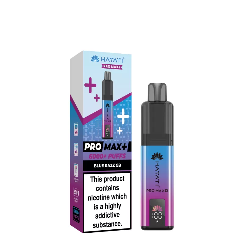 20mg Hayati Pro Max 6000+ Prefilled Pod Vape Kit - Image 2