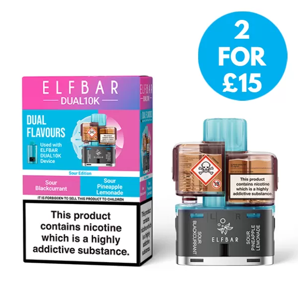20mg ELFBAR Dual 10k Replacement pods