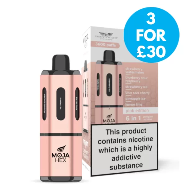 20mg MOJA Hex 6-in-1 Pre-filled Pod Kit