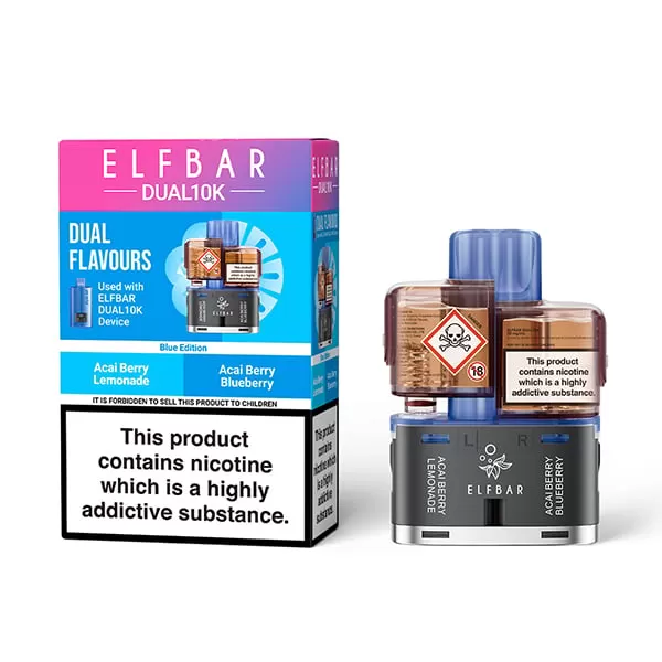 20mg ELFBAR Dual 10k Replacement pods - Image 2