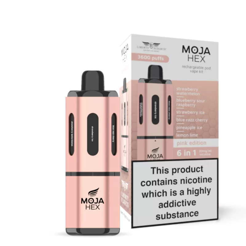20mg MOJA Hex 6-in-1 Pre-filled Pod Kit - Image 3