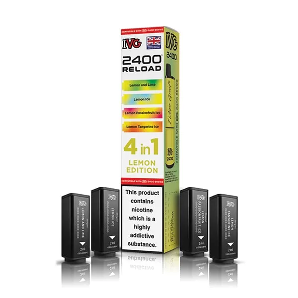 20mg IVG 2400 Reload Replacement Pods 4 Pack - Image 2