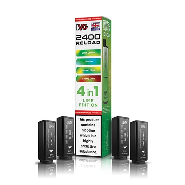 20mg IVG 2400 Reload Replacement Pods 4 Pack - Image 3