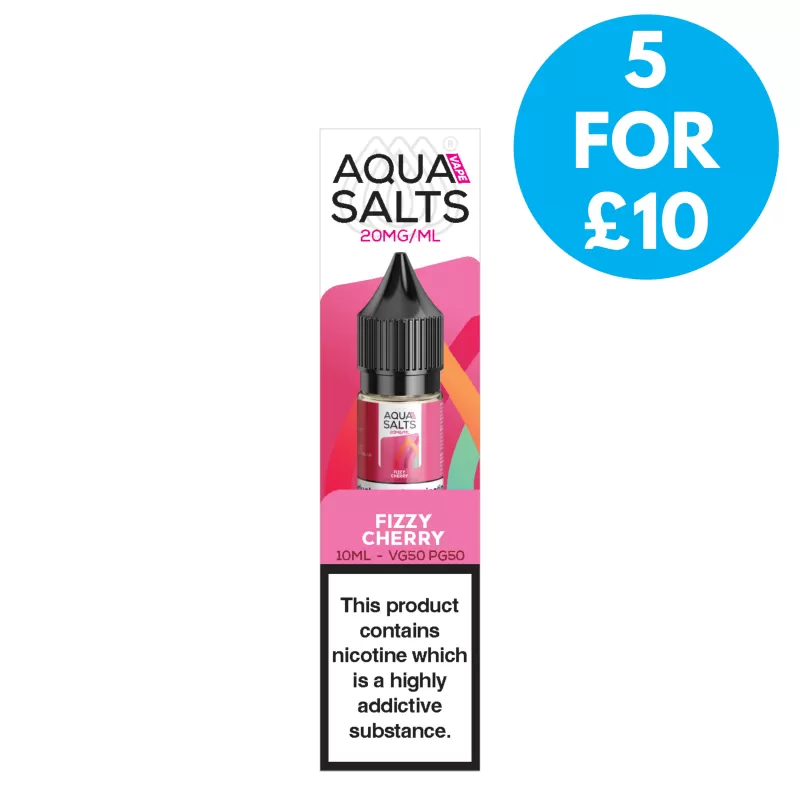 20mg Aqua Salt Nic Salts 10ml (50VG/50PG)