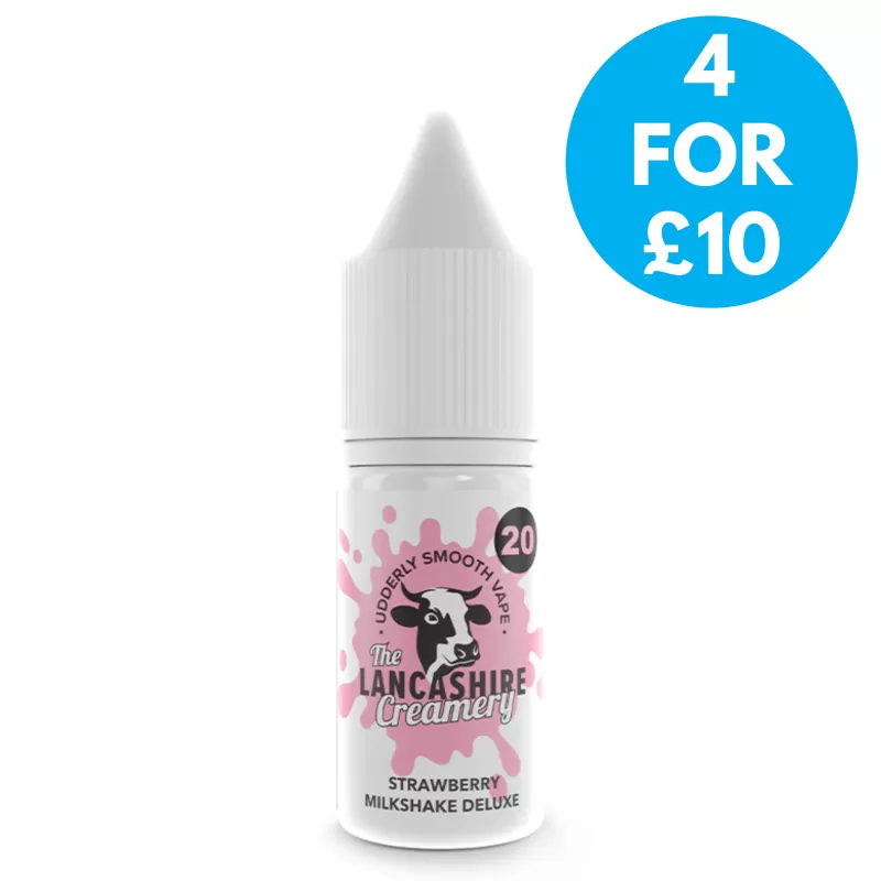 20mg Lancashire Creamery 10ml Nic Salts (50VG/50PG)