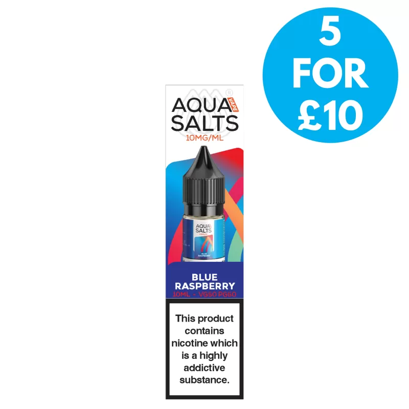 10mg Aqua Salt Nic Salts 10ml (50VG/50PG)
