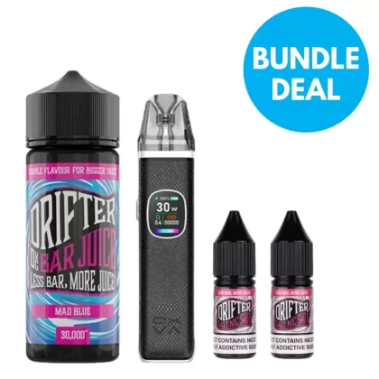 0.3% Low Nicotine Drifter Bundle - Drifter / OXVA / Pod Kit / 0mg / 50VG/50PG / 100ml