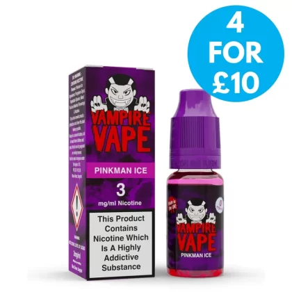 3mg Vampire Vape Freebase E-liquids (50VG/50PG)