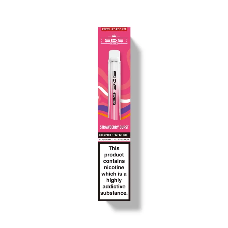20mg (2%) SKE Crystal Bar 600 Pro Pod Vape Kit - Image 3