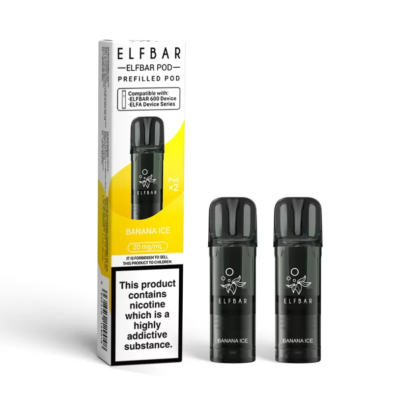 20mg (2%) Elf Bar 600 Prefilled Replacement Pods - Image 2