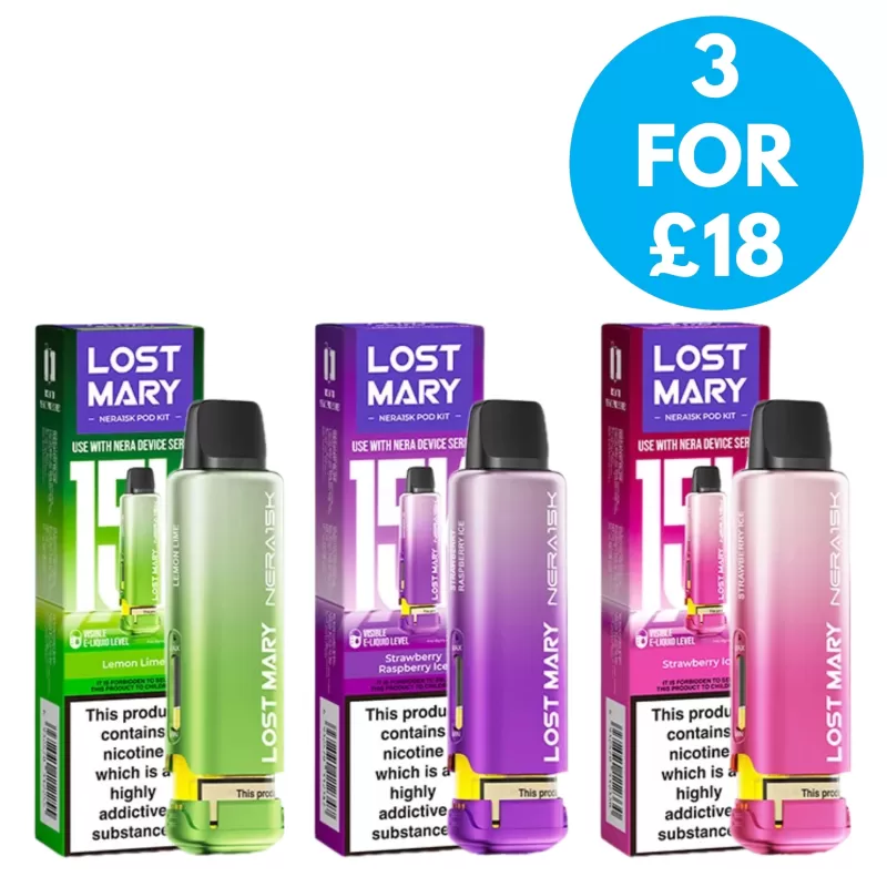 Lost Mary Nera 15K Fullview Prefilled Replacement Pods