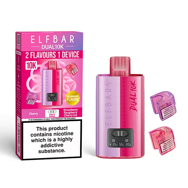 20mg Elf Bar Dual 10K Prefilled Pod Vape Kit - Image 3