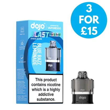 20mg Vaporesso Dojo Blast 6000 Prefilled Replacement Pods