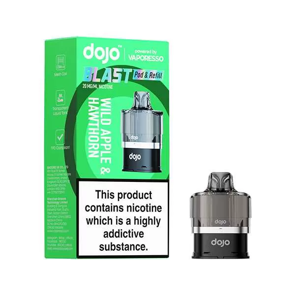 20mg Vaporesso Dojo Blast 6000 Prefilled Replacement Pods - Image 2