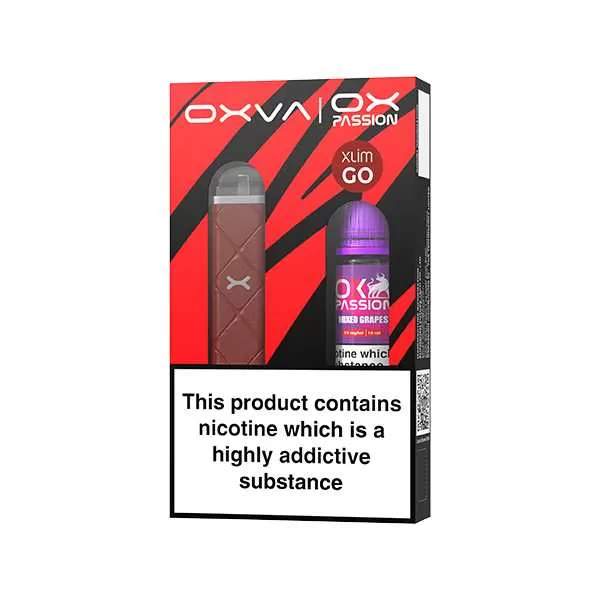 OXVA Xlim Go Pod Kit + 10mg OX Passion Nic Salt - Image 2