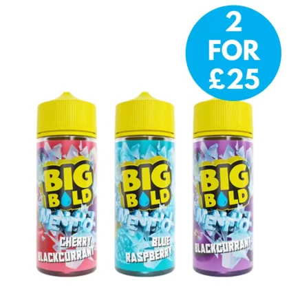0mg Big Bold Menthol 100ml Shortfill (70VG/30PG)