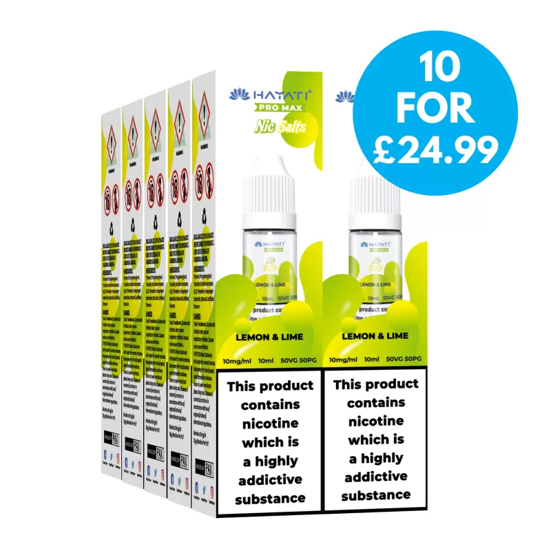 Box Of 10 – 10mg Hayati Crystal Pro Max Nic Salts 10ml
