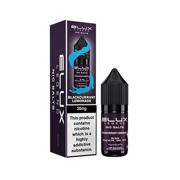 Box Of 10 – 10mg (1%) Elux Legend Nic Salts - Image 3