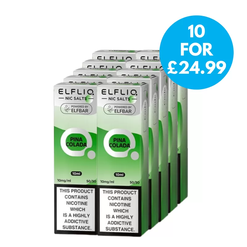 Box Of 10 – 10mg (1.0%) ELFLIQ By Elf Bar