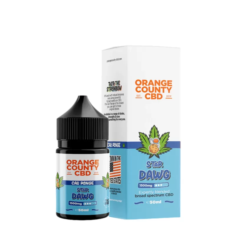 Orange County CBD 2500mg E-Liquid 50ml - Image 2