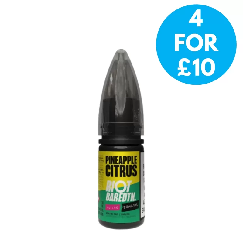 20mg NO ICE Riot E-liquid BAR EDTN 10ml Nic Salts