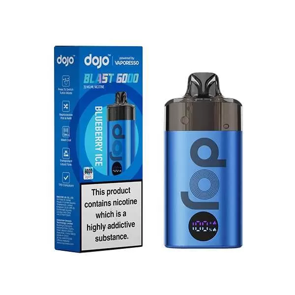 20mg Vaporesso Dojo Blast 6000 (6K Puffs) Vape Kit - Image 3