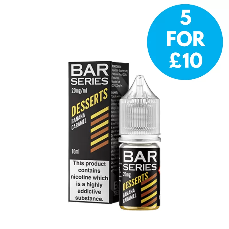 20mg (2.0%) Bar Series Nic Salt Desserts Range 10ml