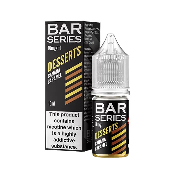 10mg (1.0%) Bar Series Nic Salt Desserts Range 10ml - Image 2