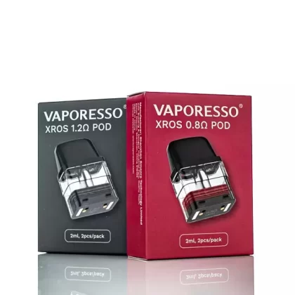 Vaporesso XROS Replacement Pods - Pack of 4 - 0.8 ohm Mesh - 3ml