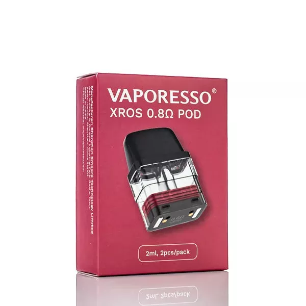 Vaporesso XROS Replacement Pods - Pack of 4 - 0.8 ohm Mesh - 3ml - Image 2
