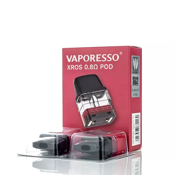 Vaporesso XROS Replacement Pods - Pack of 4 - 0.8 ohm Mesh - 3ml - Image 3