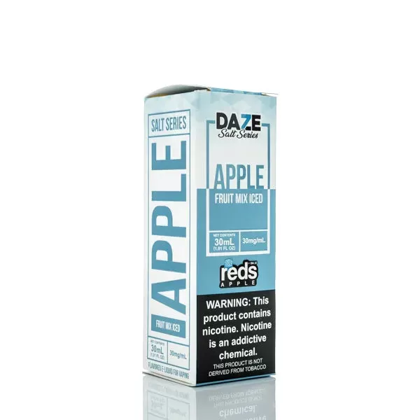 7 Daze TFN Salt Series - Reds Apple eJuice - Fruit Mix Iced - 30ml (DISCONTINUED) - 50mg - Image 3