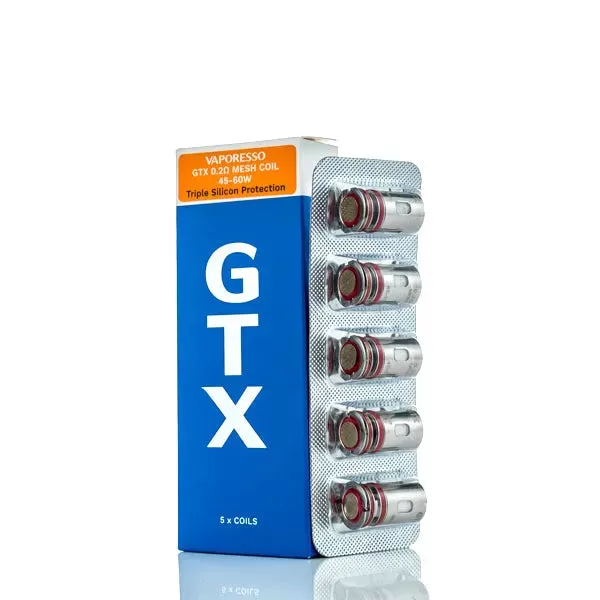 Vaporesso GTX Replacement Coils - Pack of 5 - 0.2ohm DUAL MESH - Image 3