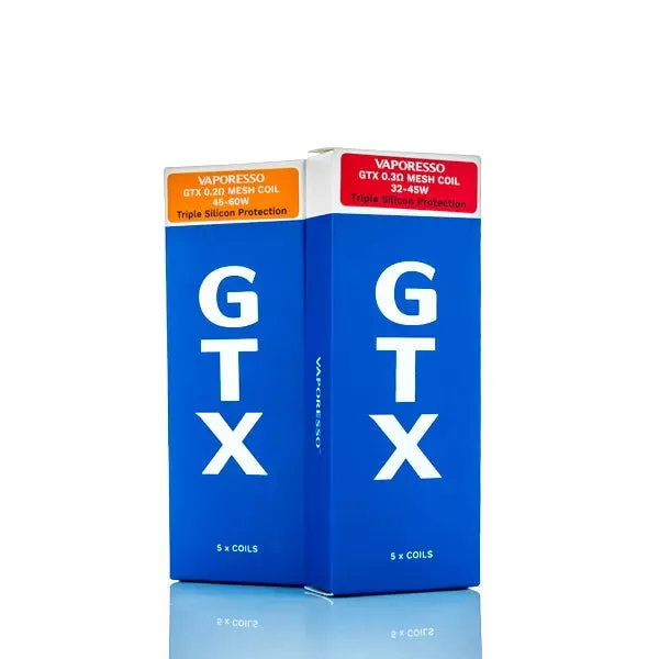 Vaporesso GTX Replacement Coils - Pack of 5 - 0.8 ohm Mesh