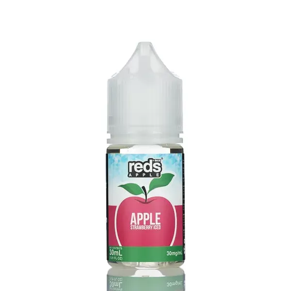 7 Daze Salt Series - Reds Apple Strawberry Iced - 30ml - 50mg - Image 2