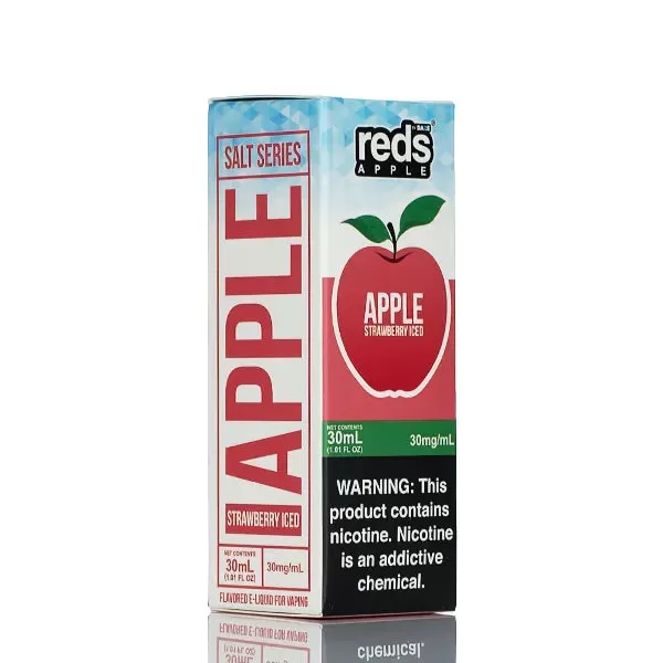 7 Daze Salt Series - Reds Apple Strawberry Iced - 30ml - 50mg - Image 3