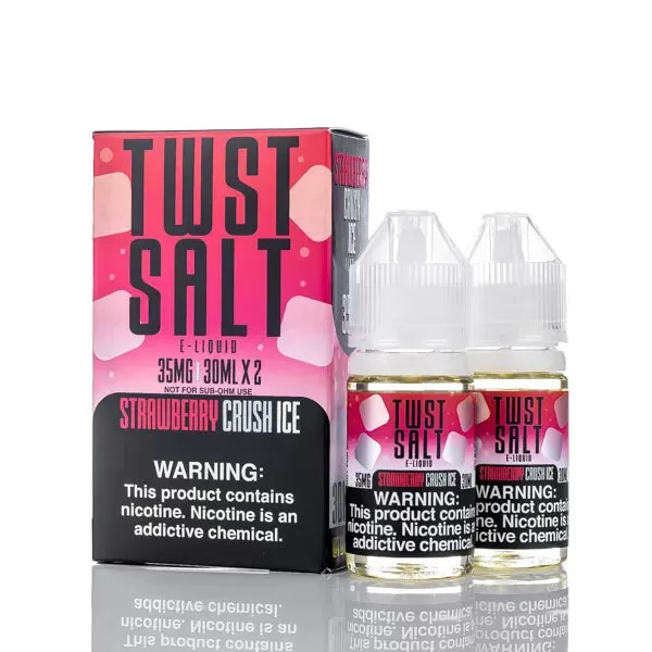 TWST Salt E Liquid - Ice Strawberry Crush - 60ml - 50mg