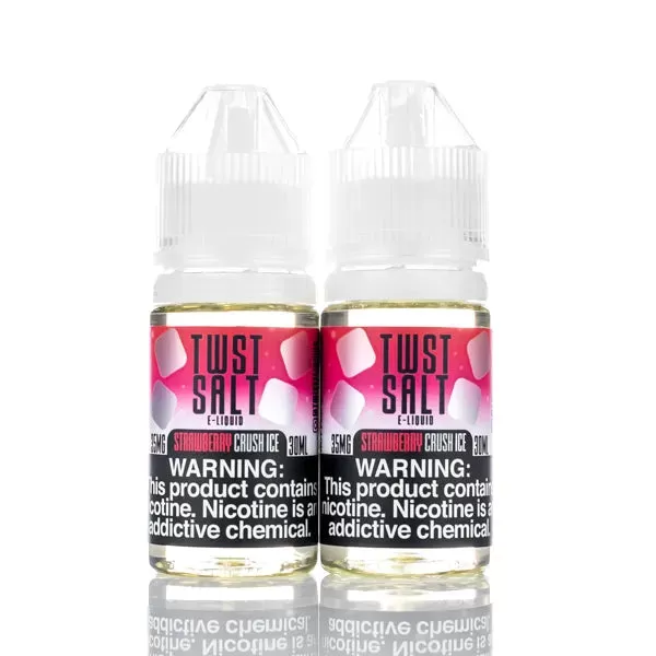 TWST Salt E Liquid - Ice Strawberry Crush - 60ml - 50mg - Image 2