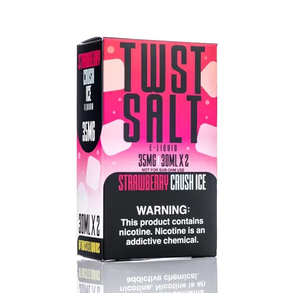 TWST Salt E Liquid - Ice Strawberry Crush - 60ml - 50mg - Image 3