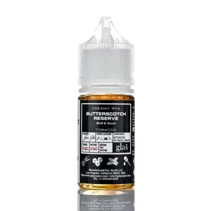 BSX Vapor Salt Nic E-Liquid - Butterscotch Reserve - 30ml - 30mg