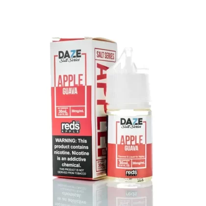 7 Daze TFN Salt Series - Reds Apple eJuice - Guava - 30ml (DISCONTINUED) - 30mg