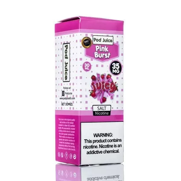 Pod Juice Salt - Pink Burst - 30ml - 55mg - Image 3