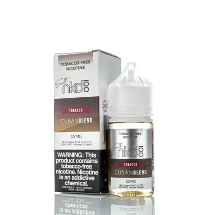 NKD 100 Salt E-Liquid - Cuban Blend - 30ml - 35mg